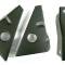 OER 1967-68 Mustang, Stone Deflector Brackets, 3 Piece Set 17747B