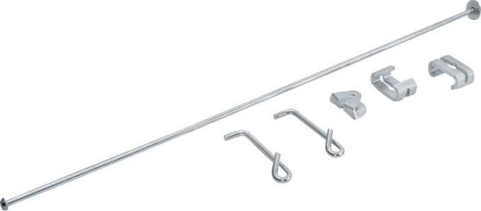 1967-72 Chevy Pickup, Blazer, Jimmy, Suburban, Park Brake Cable Guide Set, 6 Piece