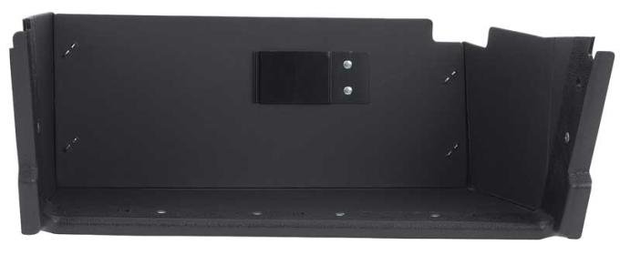 1971-73 Mustang, Cougar, Inner Dash Glove Box Liner, with Plastic Trim & Cardholder, with AC