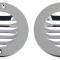 1961-66 Ford F100/F250/F350 Pickup, Windshield Defroster Vent Grilles, Chrome
