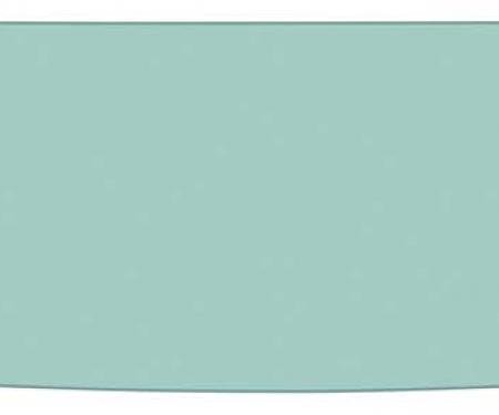 1964-68 Mustang Coupe, Rear Window Glass, Green Tint