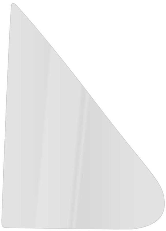 1980-91 Ford F100, F150, F250, F350, Bronco, Front Door Vent Glass Window, Clear, RH Passenger Side