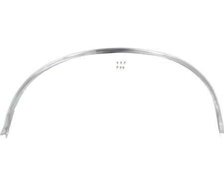 1980-86 Ford F-100, F150, F-250, F350, Bronco, Rear Wheel Opening Molding, Passenger Side