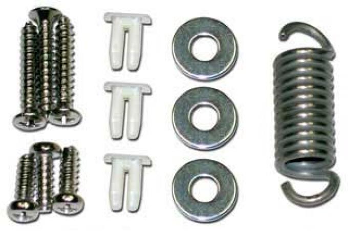 Redline Restomotive® Mustang 67-68 (H/L Hardware Pkg.) (Left or Right) H/L Screws, Springs, Clips, Nuts LG-10-296