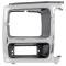 OER 1980-86 Ford F-Series Truck/Bronco, Headlamp Bezel, RH, Chrome / Dark Argent TR13064SR
