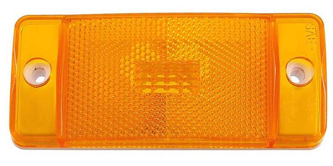 1970-77 Ford Bronco, 1970-72 Pickup, Econoline, Side Marker Lamp, Front, Amber, RH or LH, Each