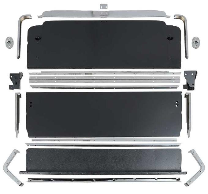 OER 1965-66 Mustang, Fastback, Rear Fold Down Seat Assembly, with Molding 61390A