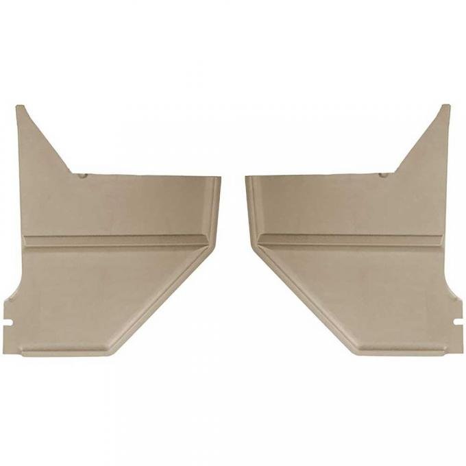 OER 1967-68 Ford Mustang, Coupe/Fastback, Kick Panels, Parchment 2340707