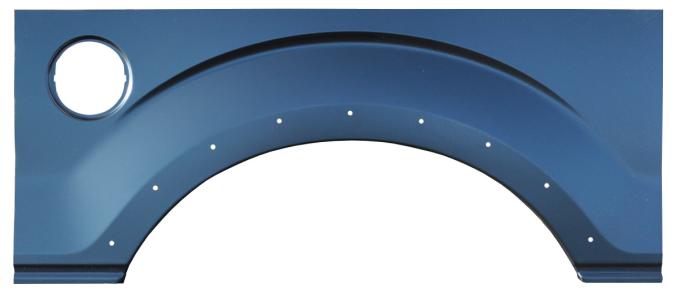 2009-2014 Ford F-Series Pickup, Lower Rear Bed Section, Without Molding Holes, RH Passenger Side