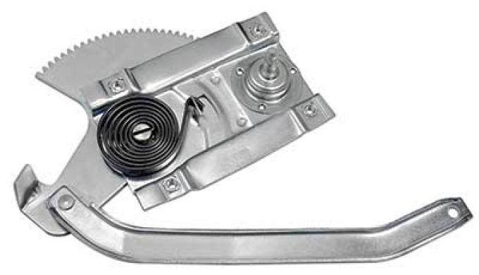 1964-1/2 Mustang, Door Window Regulator, Clip-On Style, LH Driver Side