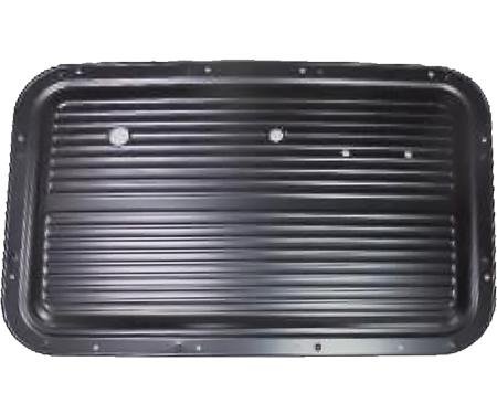 1967 Ford F100, F250, F350, Interior Door Panel, Stamped Steel, Black, LH, Driver Side
