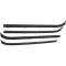 OER 1973-91 Chevy, GMC Crew Cab Pickup, Suburban 4 Door, Rear Door Windowfelt Kit, Beltline Moldings, 4 Piece Set CR1064