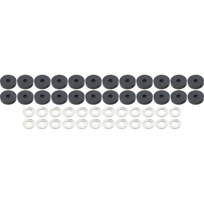 1942-48 Ford, Running Board Grommet and Washer Set, 48 Pieces