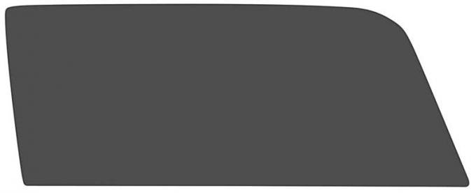 1967-68 Mustang, Convertible, Door Glass, RH, Smoke Gray