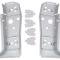 1969-70 Mustang, A-Pillar Panel Set, 6 Piece Set, with Silver Weld Thru Coating