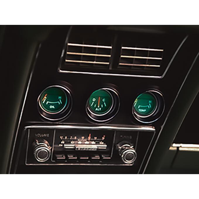 1971-73 Mustang, Auxiliary Cluster LED Bulb Kit, Green