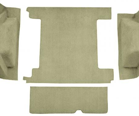 OER 1966-73 Ford Bronco w/ 2 Gas Tanks & Tailgate Lock Cargo Area - Loop Carpet Kit - Fawn Sandalwood F9311044