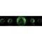 1965-66 Mustang, Instrument Gauge Cluster LED Bulb Kit, For 5-Gauge Cluster With Round 140mph Speedo, 7 Bulb Set, Green Illumination