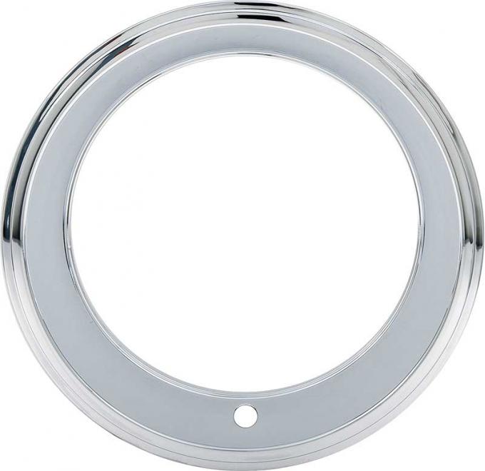 OER 14" Chrome 2-1/4" Deep Step Lip Rally Wheel Trim Ring Set A9591010