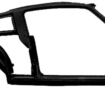 1967-68 Mustang Fastback, Quarter and Door Frame Assembly, RH Passenger Side, EDP Coated