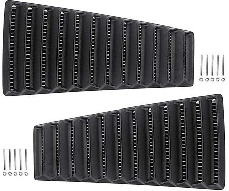 OER 1967-68 Mustang Fastback, Exterior Quarter Vent Assemblies, with Hardware 278C02A
