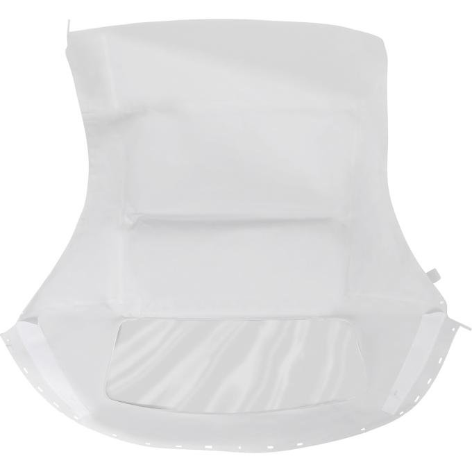 1994-04 Ford Mustang, Convertible Top, One-Piece, With Plastic Window, Sailcloth Vinyl, Bright White