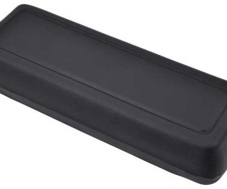 OER 1979-86 Mustang, Console Lid Arm Rest Pad, Black 6024001