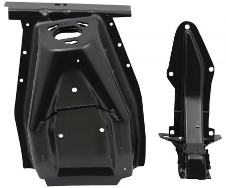 1969-70 Mustang, Cougar, Complete Inner Shock Tower, Drivers Side, EDP Coated