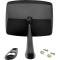 1967-79 Ford Pickup, 1966-79 Bronco, Outer Door Mirror, Rectangular, Driver or Passenger Side, Each, Semi-Gloss Black