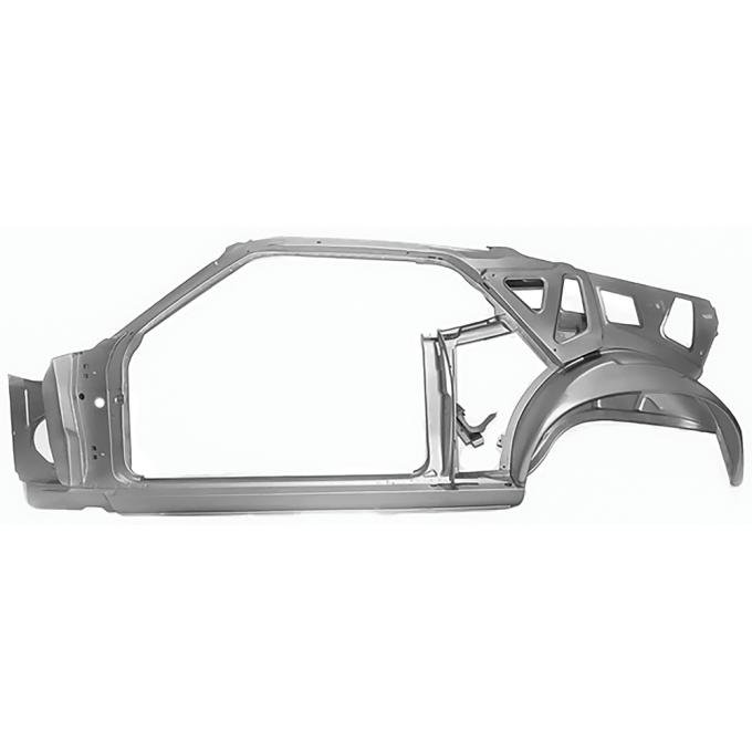 OER 1969 Ford Mustang Fastback, Quarter Panel and Door Frame Structure Assembly, LH, Driver Side 28300H