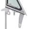 1968 Mustang, Vent Window Assembly, Tinted Glass, Passenger Side