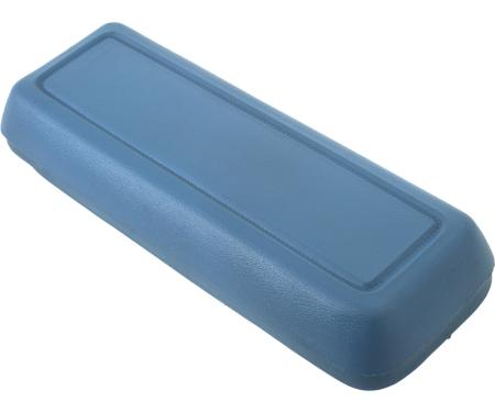 OER 1979-86 Ford Mustang, Console Lid/Arm Rest Pad, Light Blue 6024003