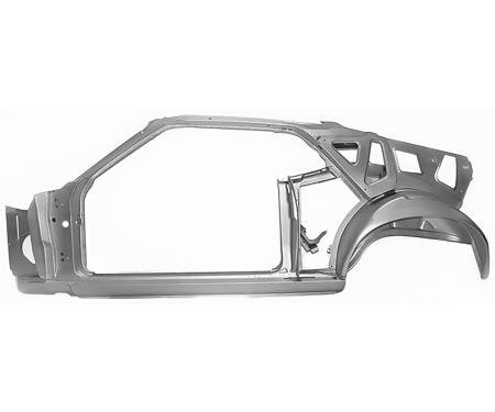 OER 1969 Ford Mustang Fastback, Quarter Panel and Door Frame Structure Assembly, LH, Driver Side 28300H