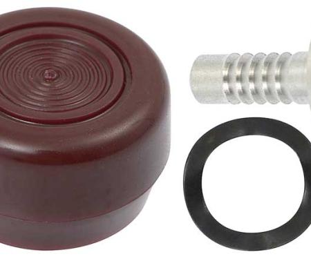 OER 1968-73 Window Crank Handle Knob - Maroon 23352DR