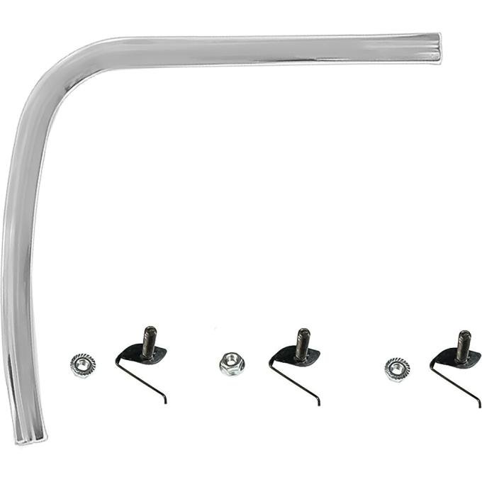 1969-70 Mustang, Quarter Extension Molding, with Hardware, LH, Driver Side