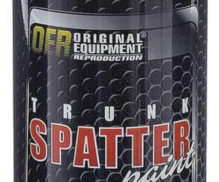 OER Black and Aqua Trunk Spatter Paint 11 Oz. Net Weight K51499