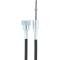 1966-91 Various GM Models, Camaro, Firebird, Cutlass, Skylark, Chevy & GMC Trucks, Speedo Cable, Push In Type, 80"