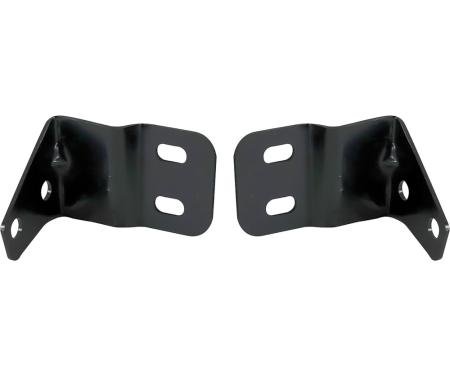 OER 1967-70 Mustang Rear Seat Upper Mounting Brackets, with Non-Folding Rear Seat, LH and RH 62067