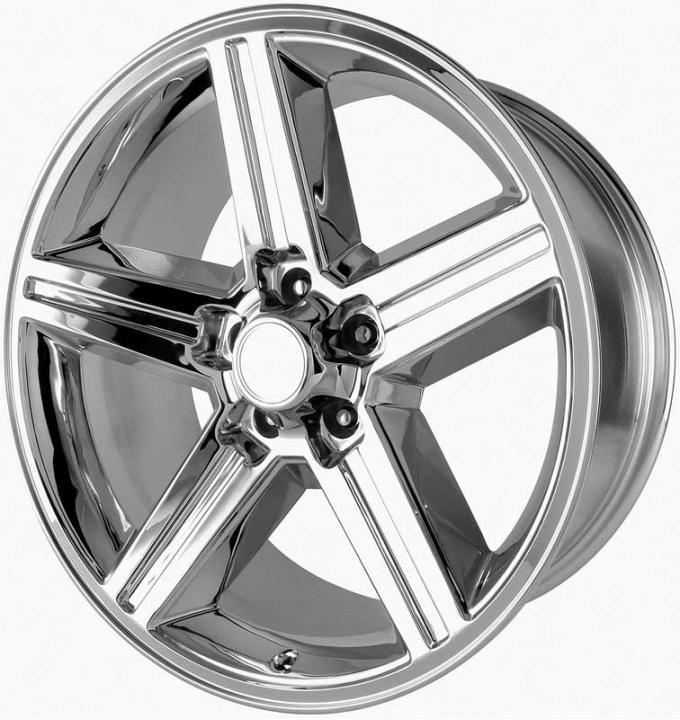 1985-87 Camaro IROC Z, Replica Aluminum Wheel, 18" x 8", Chrome Plated Finish, Each