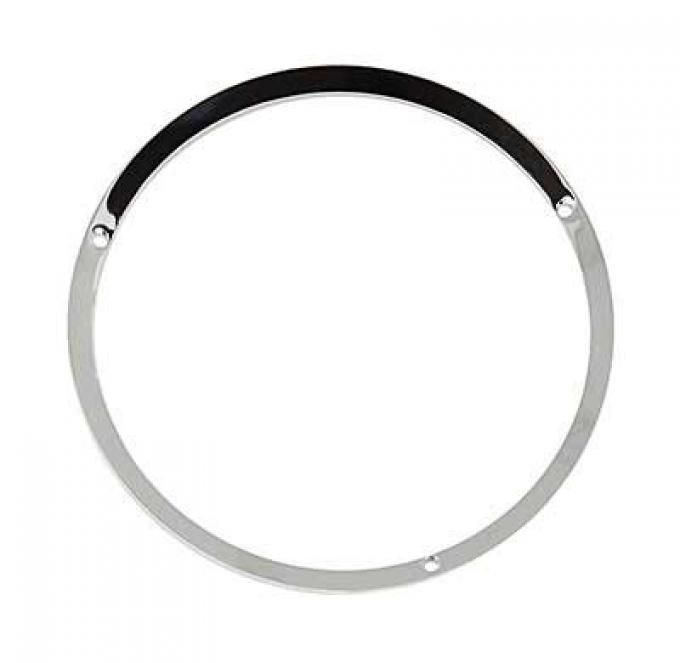 OER 1967-68 Mustang Headlamp Door Bezel Trim Ring RH/LH - Chrome (Each) 13064C