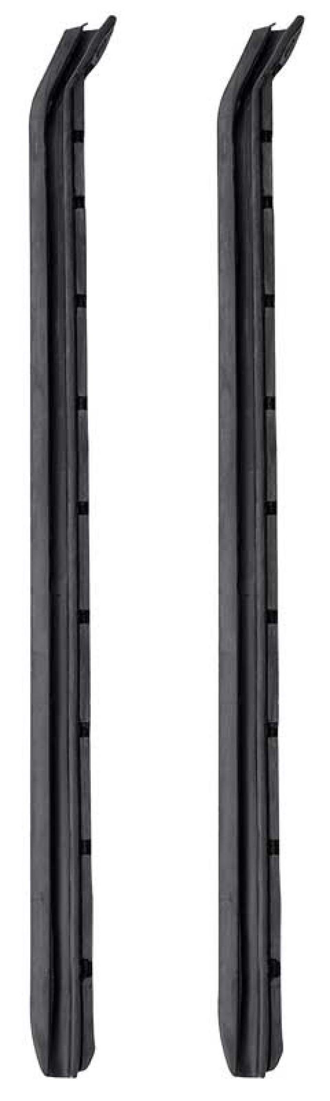 OER 1965-68 Ford Mustang, Mercury Cougar, Quarter Window Vertical Weatherstrips, Coupe, Pair 30146AB