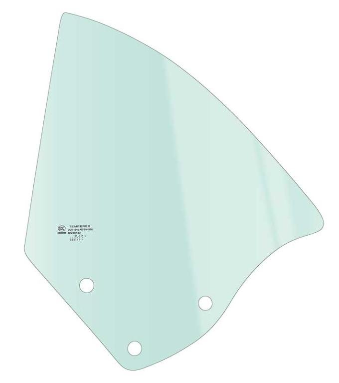 OER 1994-2000 Ford Mustang, Convertible, Rear Quarter Window Glass, LH Driver Side, to MFG Date 9/20/1999 DQ8433