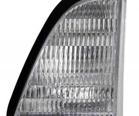 1987-93 Mustang, Park Light Assembly, Clear Lens, LH Drivers Side
