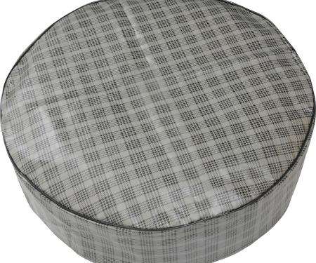 Ford, Spare Tire Cover, 14", Plaid