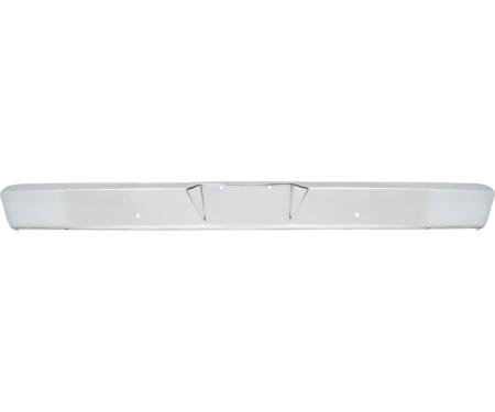 OER 1964-77 Ford F100, F150, F250, F350 Pickup, Chrome Front Bumper, with Square License Plate Holes TR17757B