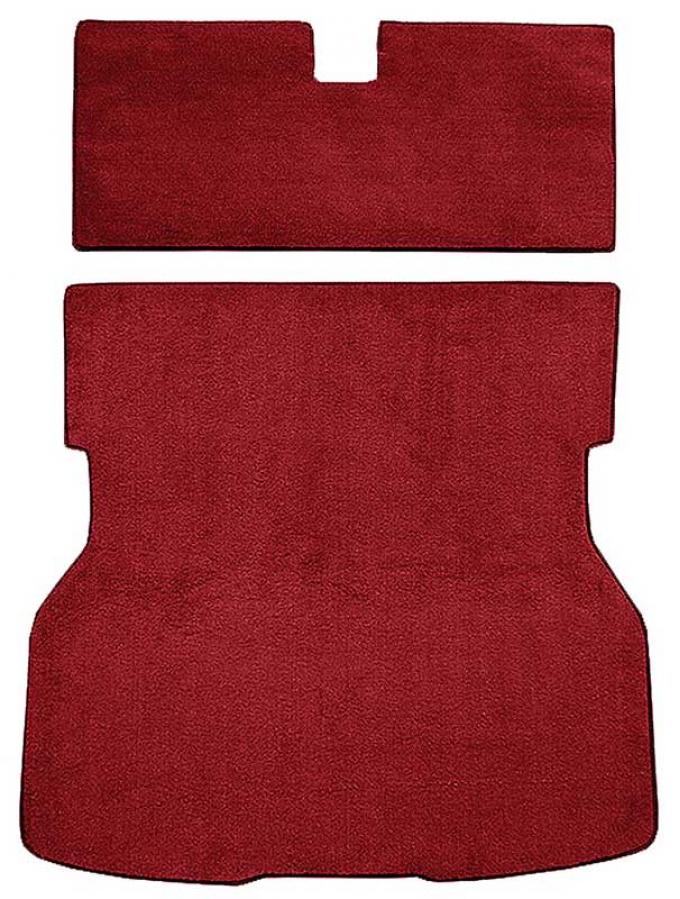 OER 1979-82 Mustang Rear Cargo Area Cut Pile Carpet - Red A4021A02