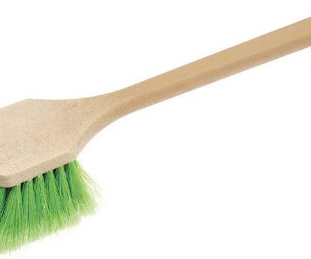 OER Wash Brush Soft Bristles Straight Head 18" Handle Green K89833