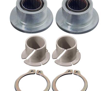 1964-73 Ford Mustang, 1967-70 Cougar, Brake & Clutch Pedal Support Roller Bearing Retrofit Kit, Manual Transmission