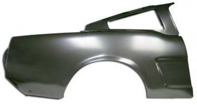 OER 1965-66 Ford Mustang, Complete Rear Quarter Panel, Fastback, with Tail Light Mounting Bracket, RH 27840CR