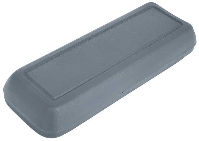 OER 1979-86 Ford Mustang, Console Lid/Arm Rest Pad, Light Gray 6024025